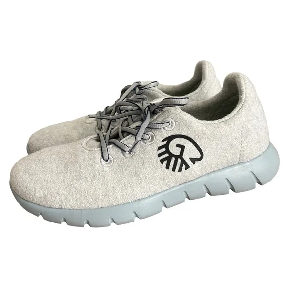 Giesswein Merino Wool Runners Light Gray Women’s Size EU 39 US 8 Sneakers - Picture 2 of 7